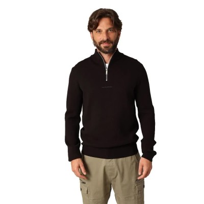 блуза,мъжки,пуловери,deeluxe,burgos,half,zip,sweater,black