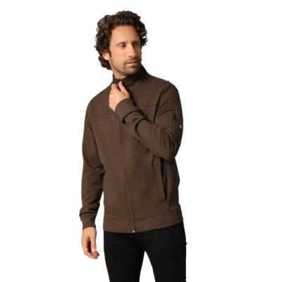 блуза,мъжки,пуловери,deeluxe,flash,full,zip,sweatshirt,brown,(dark,khaki)