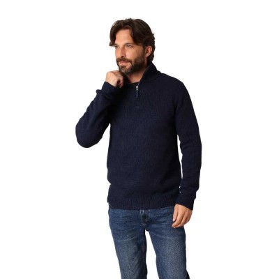 блуза,мъжки,пуловери,deeluxe,galileo,half,zip,sweater,navy