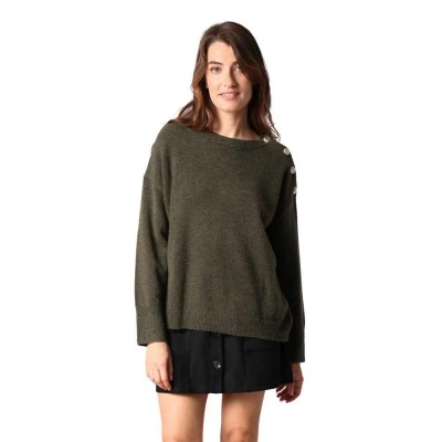 блуза,дамски,пуловери,дамски,плетени,дрехи,deeluxe,irina,sweater,green,(dark,khaki)