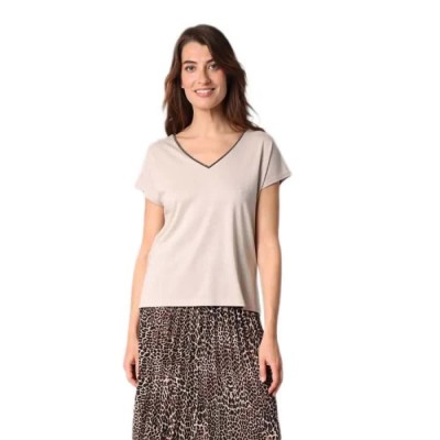 тениска,дамски,тениски,deeluxe,jossy,short,sleeve,t,shirt,beige