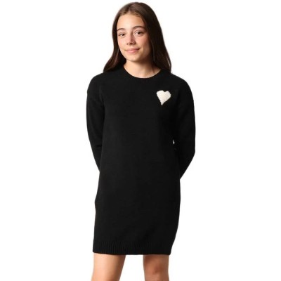 рокля,дамски,поли,и,рокли,deeluxe,kissy,long,sleeve,short,dress,black,(black)