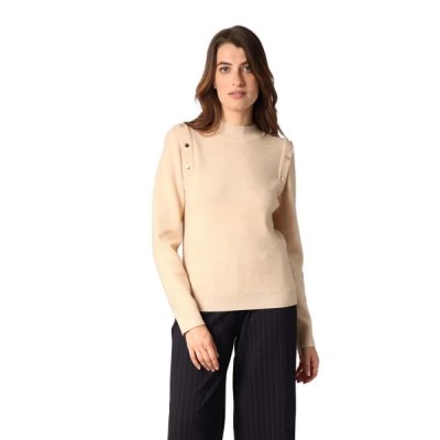 блуза,дамски,пуловери,дамски,плетени,дрехи,deeluxe,matycia,sweater,cream