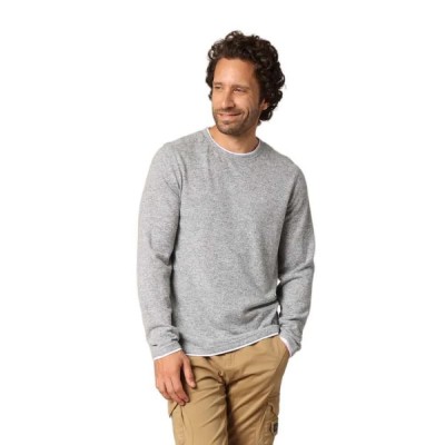 тениска,мъжки,тениски,deeluxe,monan,long,sleeve,t,shirt,light,grey,melange