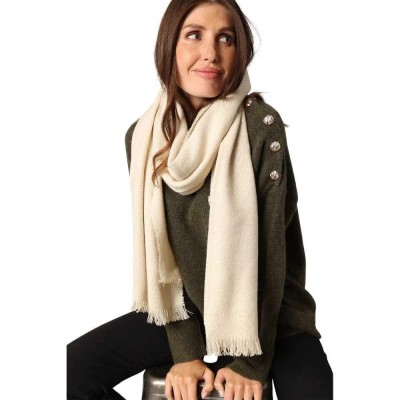 шал,ръкавици,шапки,и,шалове,deeluxe,morgane,scarf,beige,(cream)