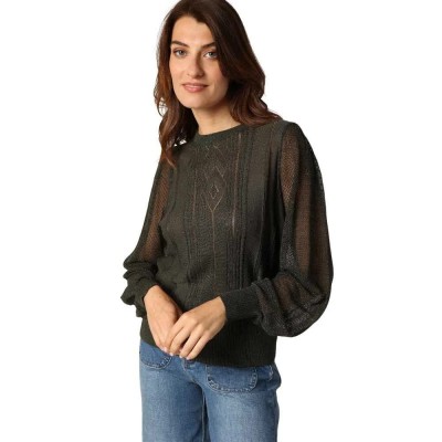 блуза,дамски,пуловери,дамски,плетени,дрехи,deeluxe,nessia,sweater,dark,khaki