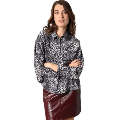 риза,с,дълъг,ръкав,дамски,блузи,дамски,ризи,deeluxe,savany,long,sleeve,shirt,grey