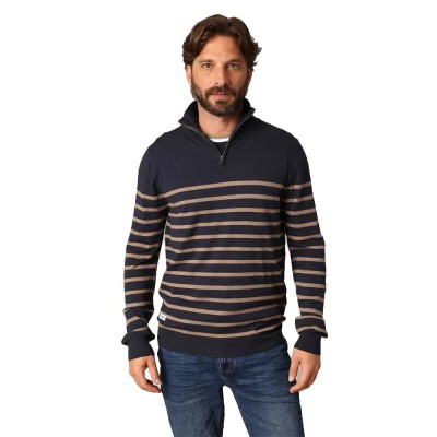 блуза,мъжки,пуловери,deeluxe,shotty,half,zip,sweater,night,blue