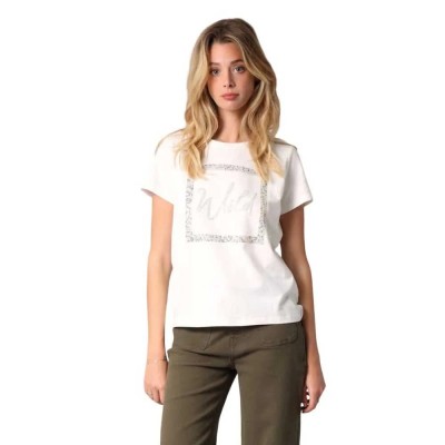 тениска,дамски,тениски,deeluxe,strassy,short,sleeve,t,shirt,off,white