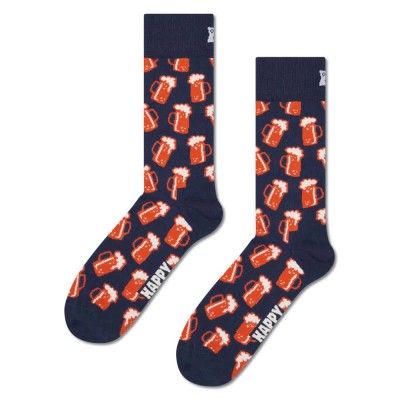 чорапи,мъжки,чорапи,дамски,чорапи,happy,socks,beer,crew,socks,blue,(navy)