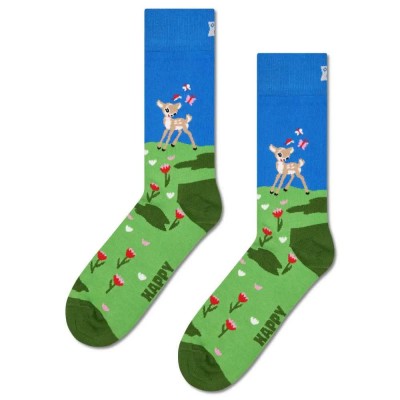 чорапи,мъжки,чорапи,happy,socks,deer,crew,socks,green,(green,blue)