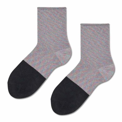 чорапи,мъжки,чорапи,дамски,чорапи,happy,socks,extended,toe,1,2,crew,crew,socks,beige,(beige)