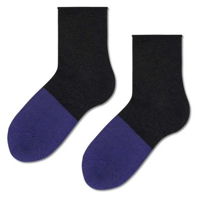 чорапи,мъжки,чорапи,дамски,чорапи,happy,socks,extended,toe,1,2,crew,crew,socks,black,(black)