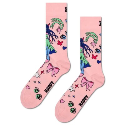 чорапи,мъжки,чорапи,happy,socks,fairy,land,crew,socks,light,pink