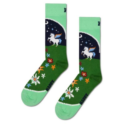 чорапи,мъжки,чорапи,happy,socks,pegasus,land,crew,socks,green,(light,green)