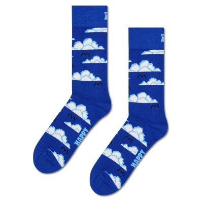 чорапи,мъжки,чорапи,дамски,чорапи,happy,socks,pixelated,cloud,crew,socks,blue,(blue)