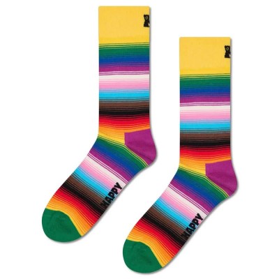 чорапи,мъжки,чорапи,happy,socks,pride,stripe,crew,socks,yellow,(multicolor)