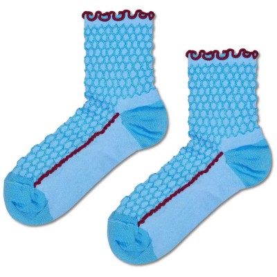 чорапи,мъжки,чорапи,happy,socks,structure,slinky,1,4,crew,crew,socks,blue