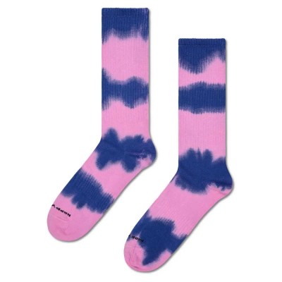 чорапи,мъжки,чорапи,дамски,чорапи,happy,socks,tie,dye,stripe,sneaker,crew,socks,pink,(pink)
