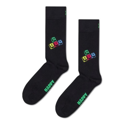 чорапи,мъжки,чорапи,дамски,чорапи,happy,socks,wasd,controls,crew,socks,black,(black)