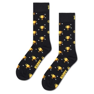 чорапи,мъжки,чорапи,happy,socks,you,win,crew,socks,black,(black)