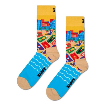 чорапи,мъжки,чорапи,happy,socks,barcelona,sun,beach,socks,multicolor