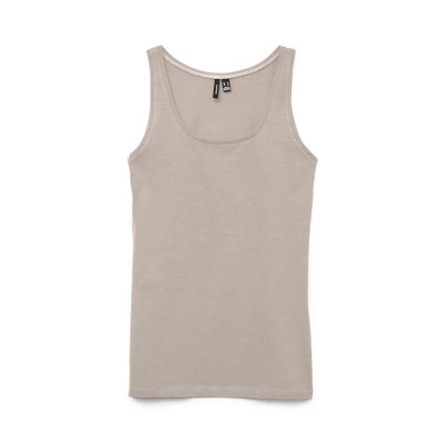 тениска,дамски,тениски,vero,moda,lulu,sleeveless,t,shirt,chateaugray,(beige)