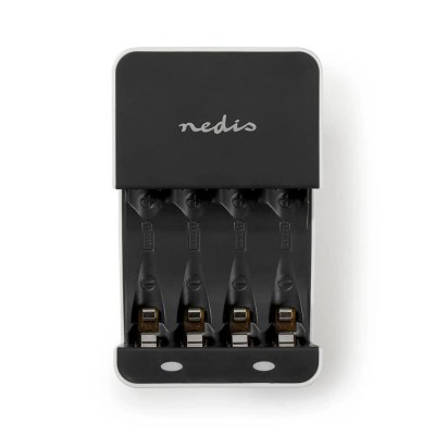 батерии,nedis,bach05,batteries,charger,white,(black)