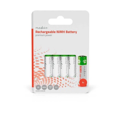 батерии,nedis,banm13hr64b,rechargeable,battery,white,(clear)