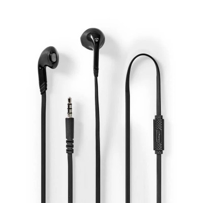 слушалки,слушалки,nedis,hpwd2021bk,earphones,black