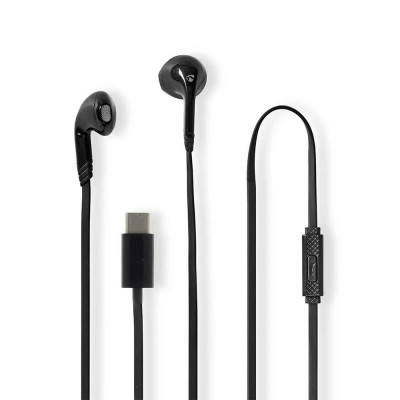 слушалки,слушалки,nedis,hpwd4024bk,earphones,black