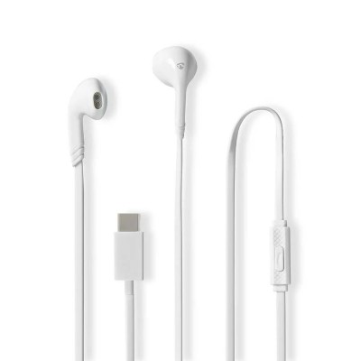слушалки,слушалки,nedis,hpwd4024wt,earphones,white