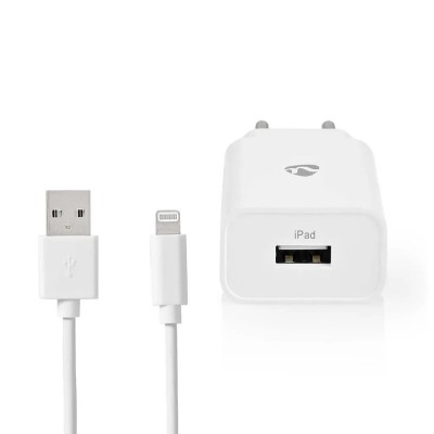 батерии,nedis,wchal242awt,batteries,charger,white,(clear)