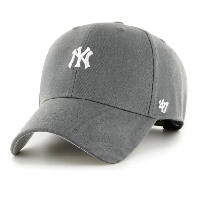 шапка,всички,шапки,47,mlb,new,york,yankees,base,runner,snap,mvp,cap,refurbished,charcoal,(grey)