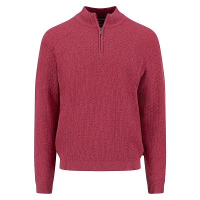блуза,мъжки,пуловери,fynch,hatton,1508644,half,zip,sweater,red,(berry)