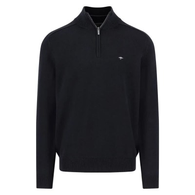 блуза,мъжки,пуловери,fynch,hatton,1509203,half,zip,sweater,black