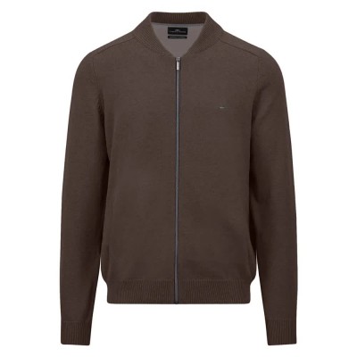 блуза,мъжки,пуловери,fynch,hatton,1509204,full,zip,sweater,earth,(brown)