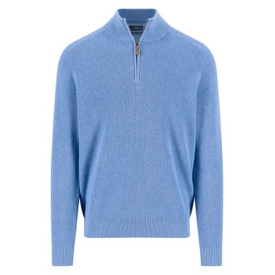 блуза,мъжки,пуловери,fynch,hatton,1509205,half,zip,sweater,blue,(crystal,blue)