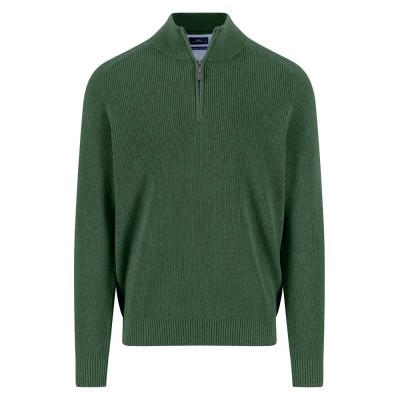 блуза,мъжки,пуловери,fynch,hatton,1509205,half,zip,sweater,dark,leaf