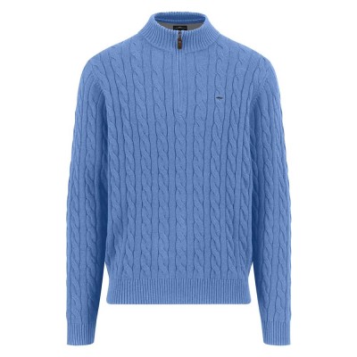 блуза,мъжки,пуловери,fynch,hatton,1509207,half,zip,sweater,crystal,blue