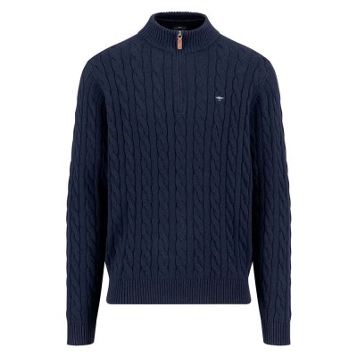 блуза,мъжки,пуловери,fynch,hatton,1509207,half,zip,sweater,navy,(blue)