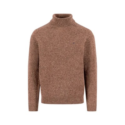 блуза,мъжки,пуловери,fynch,hatton,1510345,high,neck,sweater,brown,(dark,chocolate)