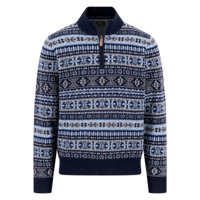 блуза,мъжки,пуловери,fynch,hatton,1510365,half,zip,sweater,blue,(navy)