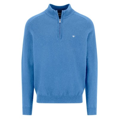 блуза,мъжки,пуловери,дамски,пуловери,fynch,hatton,1511656,half,zip,sweater,blue,(crystal,blue)
