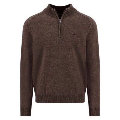 блуза,мъжки,пуловери,дамски,пуловери,fynch,hatton,1511656,half,zip,sweater,brown,(dark,chocolate)