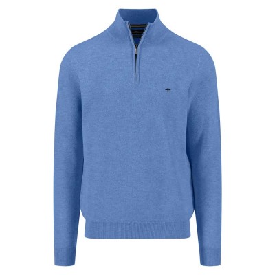 блуза,мъжки,пуловери,fynch,hatton,1514222,half,zip,sweater,blue,(crystal,blue)
