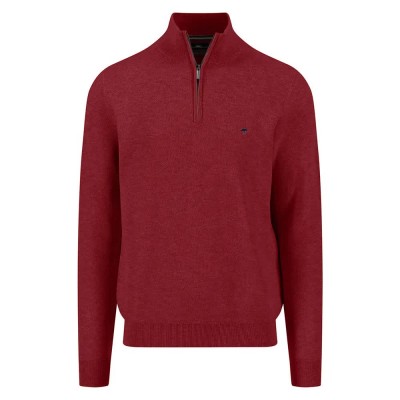 блуза,мъжки,пуловери,fynch,hatton,1514222,half,zip,sweater,red,(garnet,red)