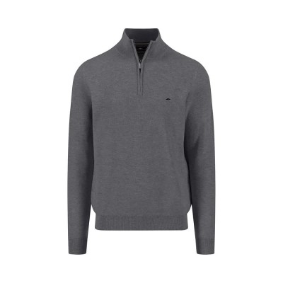 блуза,мъжки,пуловери,fynch,hatton,1514222,half,zip,sweater,grey,(steel)