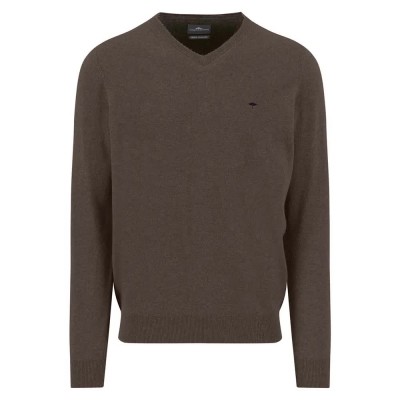 блуза,мъжки,пуловери,fynch,hatton,1514801,v,neck,sweater,grey,(dark,chocolate)