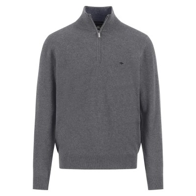 блуза,мъжки,пуловери,fynch,hatton,1514802,half,zip,sweater,grey,(steel)